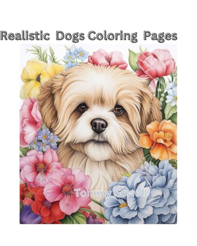 over 100 Cute realistic Dog to color von Independently published